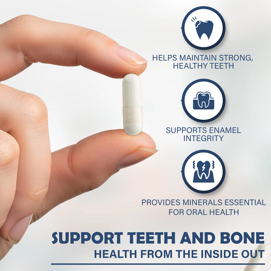 Tooth Remineralization Supplements with Liquid Vita D + K (Liquid Vita D + K, Tooth & Bone Formula)