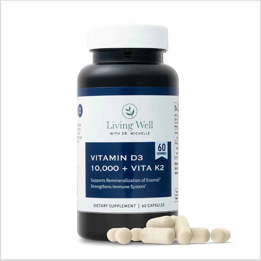 Tooth Remineralization Supplements (Vita D + K, Tooth & Bone Formula)