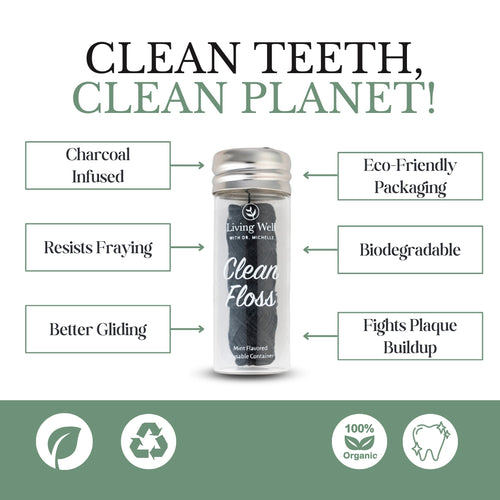 All Natural Bamboo Charcoal Dental Floss