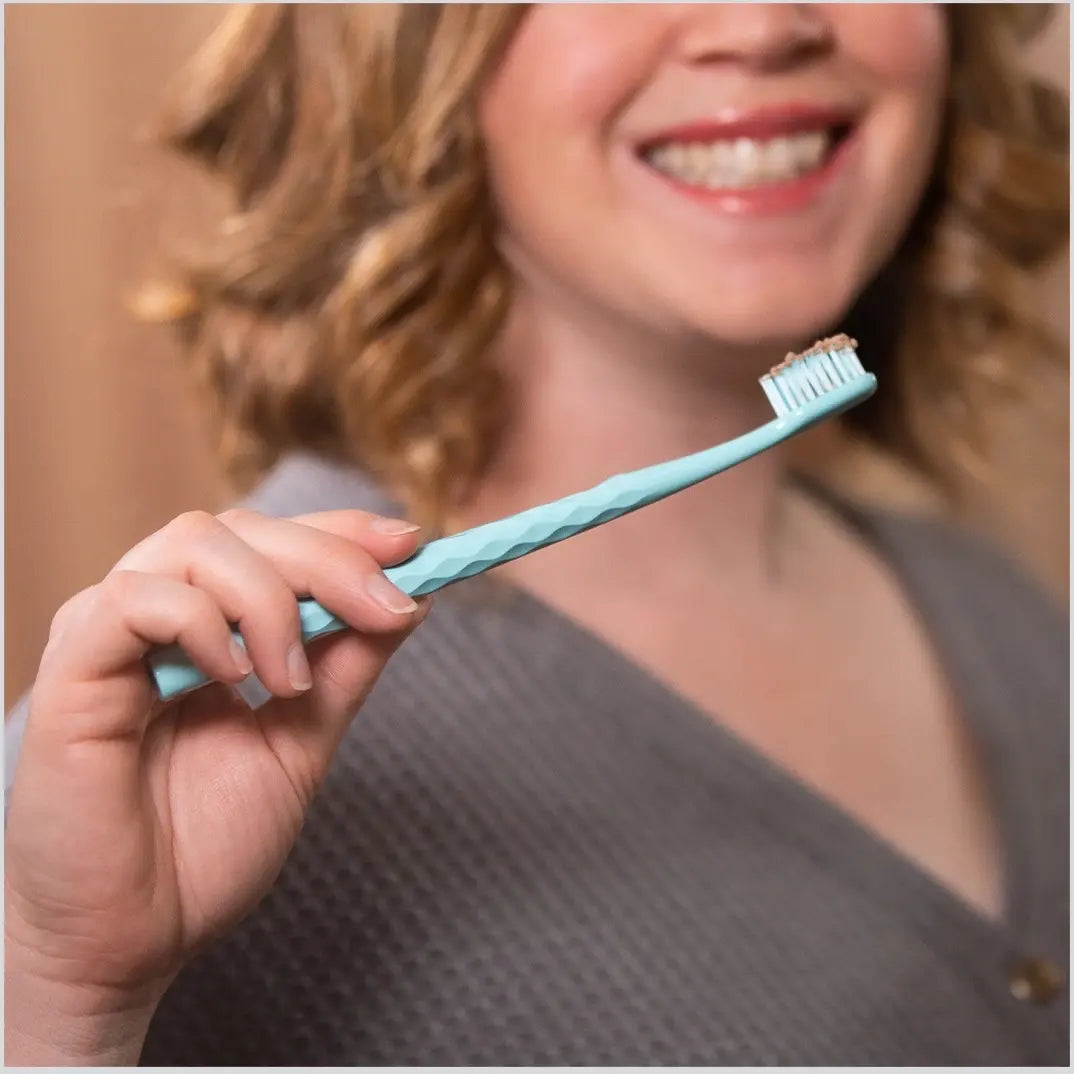 Girl brushing