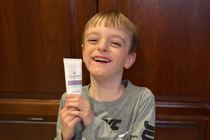 Kids Remineralizing Toothpaste photo shared with a Living Well review