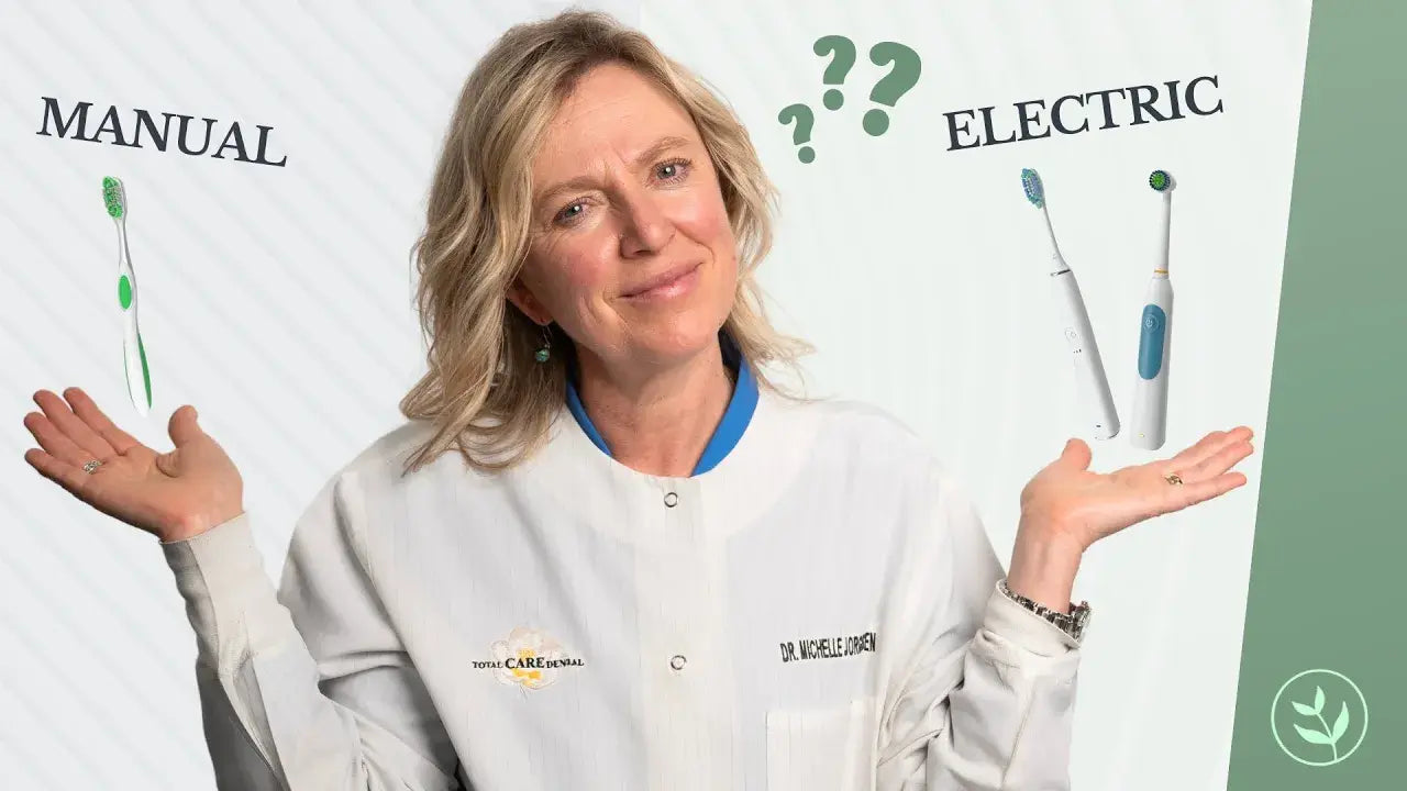 Manual toothbrush versus electric toothbrush comparison