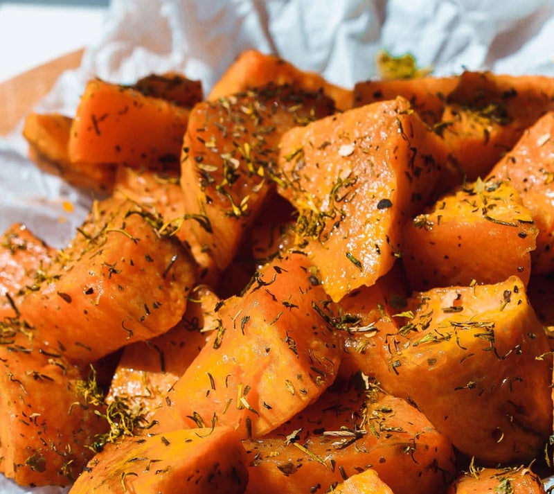 Oven Roasted Sweet Potatoes